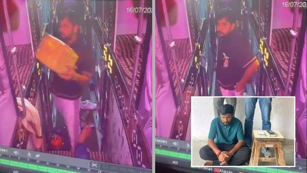 અમદાવાદ લક્ઝરી બસમાં ચોરી