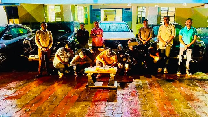 11 Held In Gambling Raid Near Ranasan Labour Colony, ₹1.04 Crore Property Seized