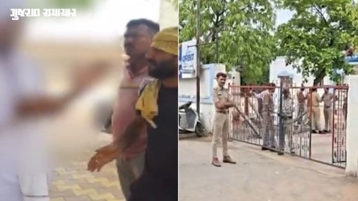 અજમલ ચૌધરી લાફાકાંડ: ચૌધરી સમાજના આક્રોશ બાદ મહંત બળદેવગિરીની અટકાયત