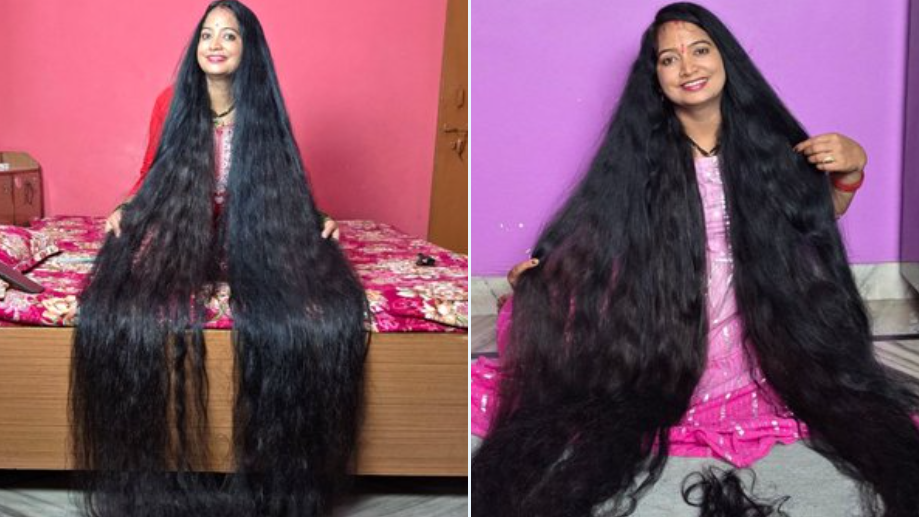 Uttarakhand Woman Renu Dhariyal Sets Guinness World Record With Nearly 9-Foot-Long Hair