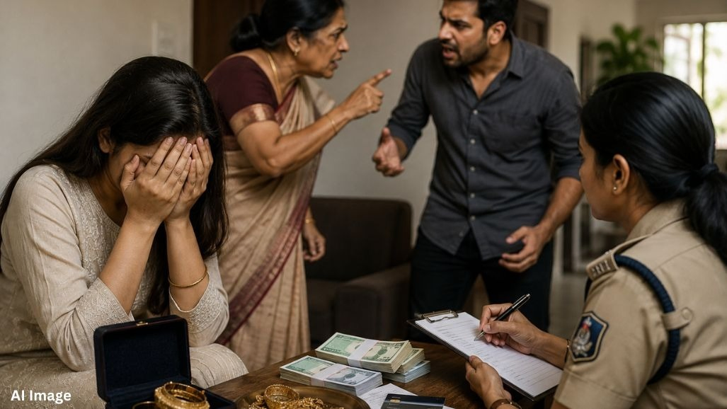 અમદાવાદ: લગ્નના બે જ મહિનામાં સાસરિયાઓએ પરિણીતા પર કર્યો અત્યાચાર, 35 તોલા સોનું અને લાખો રૂપિયા પડાવ્યા