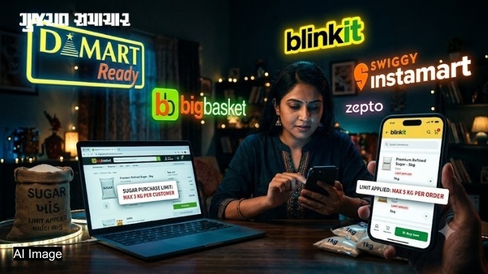 Quick-Commerce Platforms Cap Sugar Purchases at 5 kg per Order to Curb Festival Panic Buying