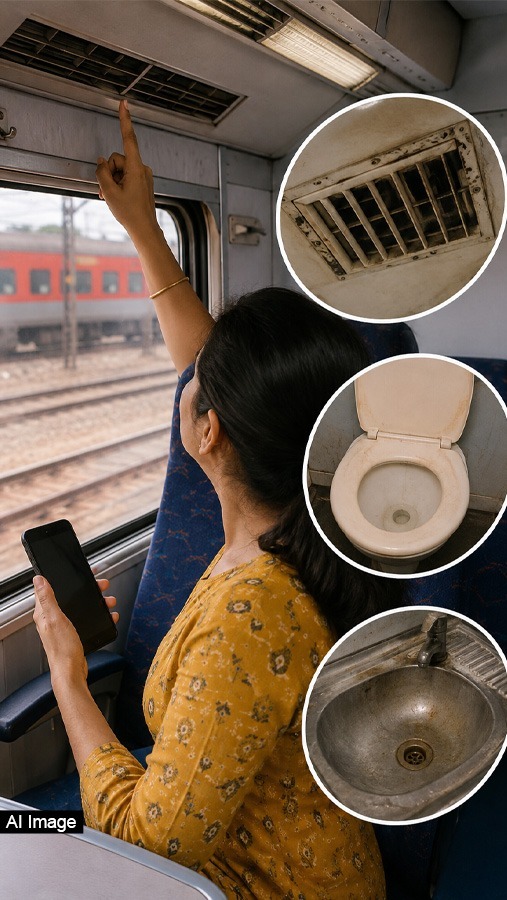 ટ્રેનમાં AC બંધ કે ગંદકીની કેવી રીતે કરશો ફરિયાદ?