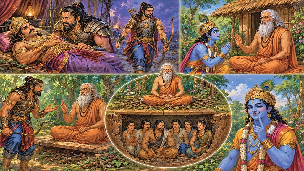 દુર્વાસા મુનિની યુક્તિથી પાંડવોના પ્રાણ બચાવ્યા!