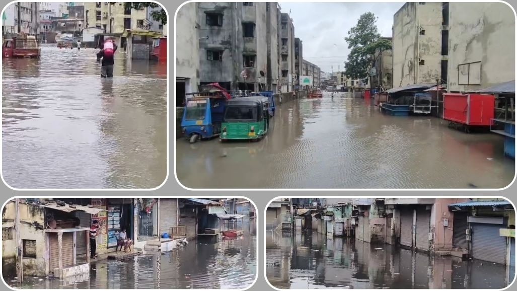 સુરતમાં ખાડી પૂરનો કહેર યથાવત્: અનેક વિસ્તારોમાં ફરી પાણી ઘૂસ્યા, 100થી વધુ લોકો ઘરોમાં કેદ