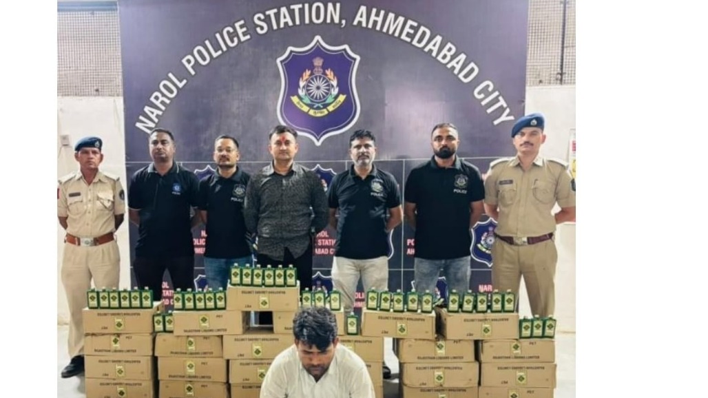 નારોલ સ્થિત પાર્કિંગમાં લક્ઝરી બસમાંથી દારૂનો જથ્થો જપ્ત કરાયો