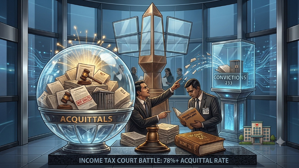Like ED, IT Also Fails: Over 75% of Income Tax Cases Collapse in Court as Department’s Prosecution Strategy Backfires