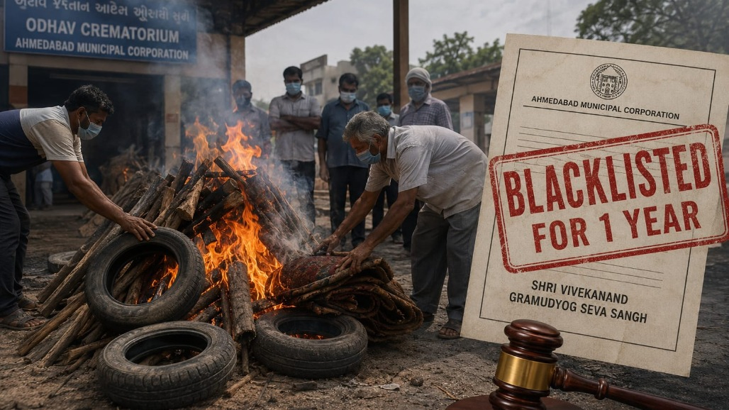 Ahmedabad Odhav Crematorium Wood Row: Civic Body Blacklists Contractor For Just One Year After Tyres Used In Funeral