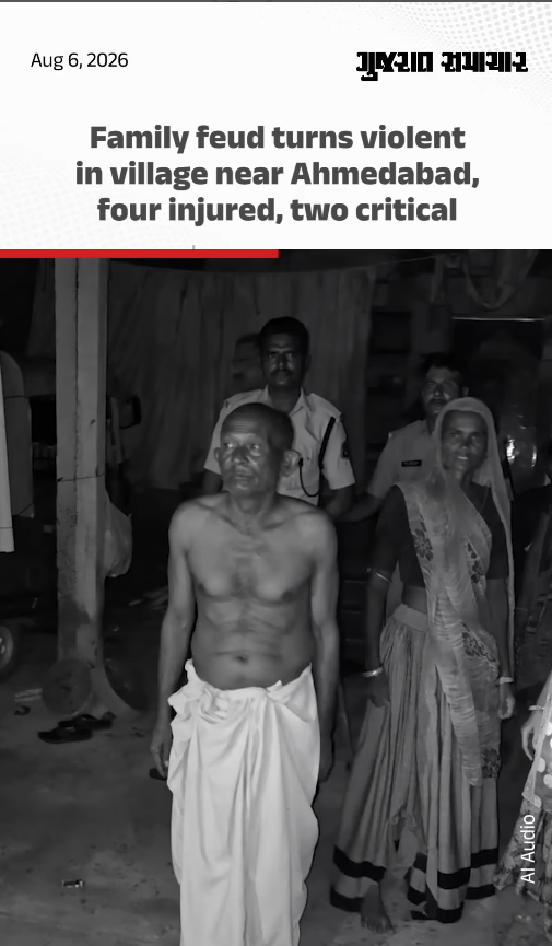 Family feud turns violent in village near Ahmedabad, four injured two critical