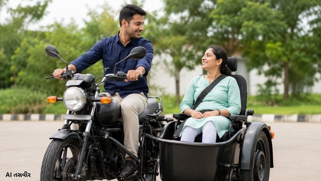 ગુજરાતમાં દિવ્યાંગજનો માટે સાઇડકાર મોટરસાયકલ રજીસ્ટ્રેશન