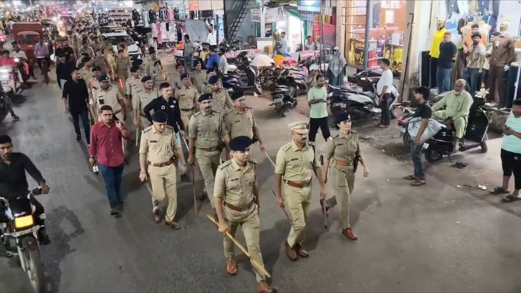 Ahmedabad Police Intensifies Foot Patrolling Ahead Of Eid-e-Milad