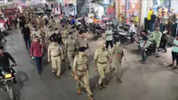 Ahmedabad Police Intensifies Foot Patrolling Ahead Of Eid-e-Milad Ahmedabad Police Intensifies Foot Patrolling Ahead Of Eid-e-Milad