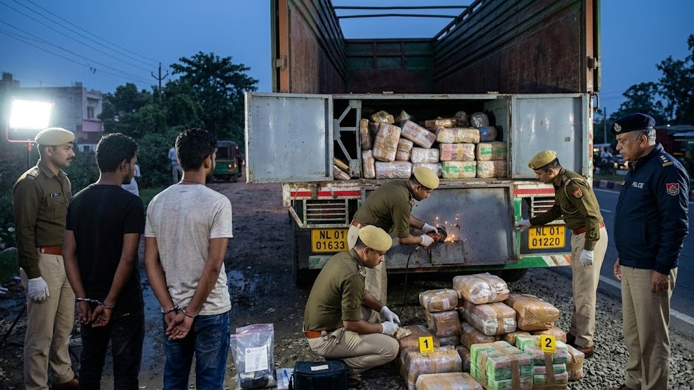 Guwahati Police Intercept Manipur Truck, Seize ₹40 Crore Narcotics Hidden in Secret Cavity