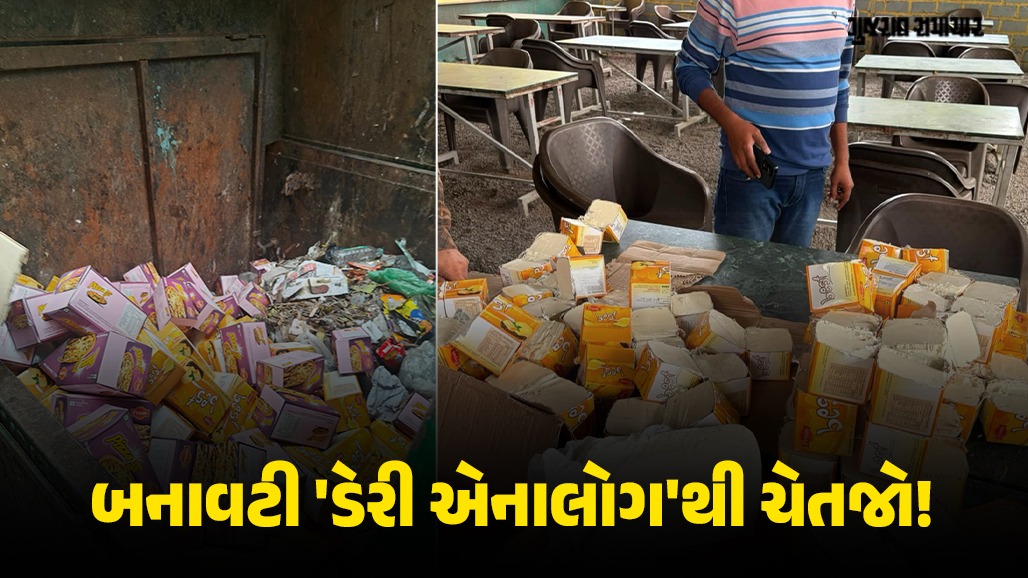 ગુજરાતભરમાં FDCAના દરોડા: બે દિવસમાં 5.28 લાખનો 1705 કિલો બનાવટી 'ડેરી એનાલોગ'નો જથ્થો ઝડપાયો