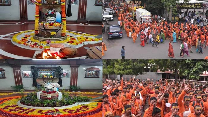 સુરત: શ્રાવણના અંતિમ તબક્કામાં શિવભક્તિનો જુવાળ : કાવડમાં તાપીનું જળ, હૈયામાં મહાદેવ સાથે સિદ્ધનાથ તરફ ભક્તોનો પ્રવાહ