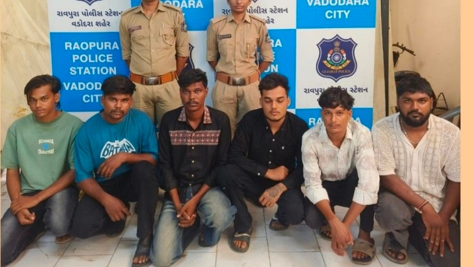 શ્રીજીની સવારીમાં મારામારી કરનારા છ ઝડપાયા
