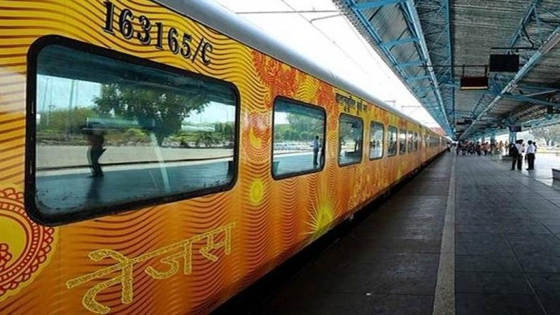 India’s First Branded Private Train To Run As ‘Sprite’ Tejas Express From August 19