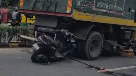Moped Rider Injured After Crashing Into AMC Vehicle Near Danilimda