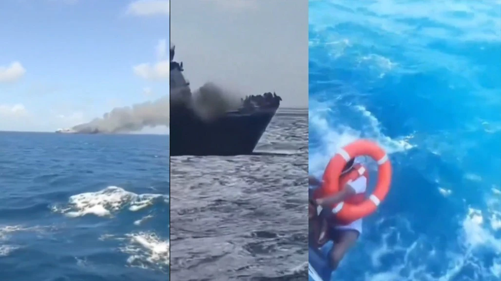 Indonesia Ferry Fire Turns Deadly: 5 Killed, 41 Missing After Blaze Forces Passengers Into Sea