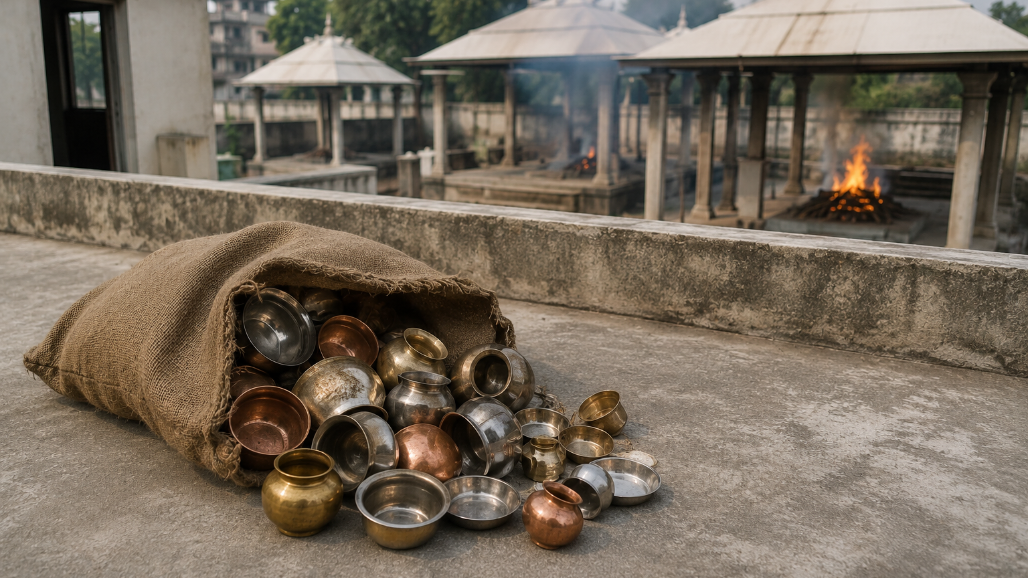 ₹30,000 Worth Of Copper, Brass And Steel Utensils Stolen From Ahmedabad Crematorium Rooftop