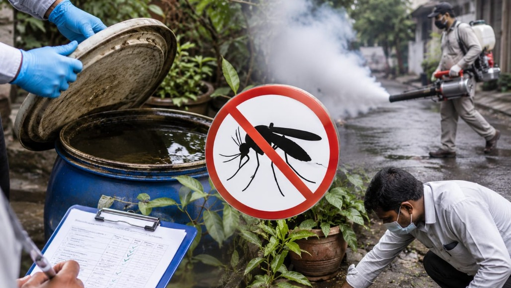 Ahmedabad Monsoon Health Drive: 346 Units Served Notices, ₹9.77 Lakh Fine Imposed For Mosquito Breeding