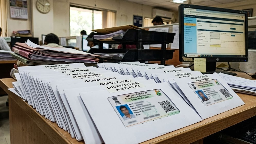 Over 12,000 UDID Cards Pending Past 6 Months In Gujarat; National Backlog Crosses 5.9 Lakh
