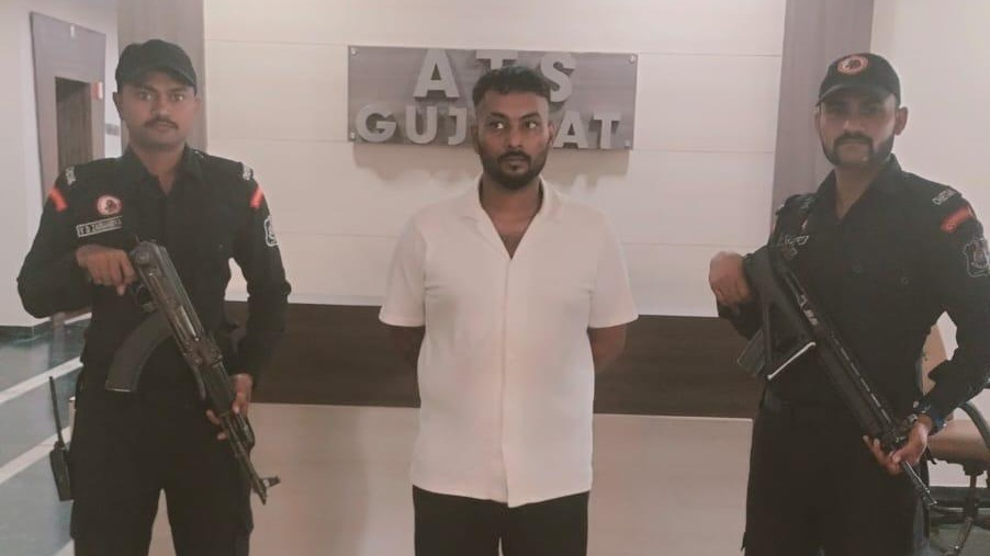 Gujarat ATS Arrests Punjab Gang Member Wanted in Batala Firing Case