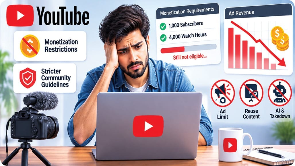 યુટ્યુબર્સ માટે બદલાતા નિયમો