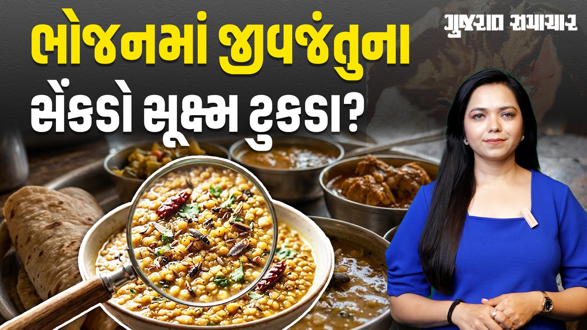 Food Insect Fragments: ભોજનમાં જીવજંતુના સૂક્ષ્મ ટુકડા! જાણો હકીકત | Gujarat Samacha