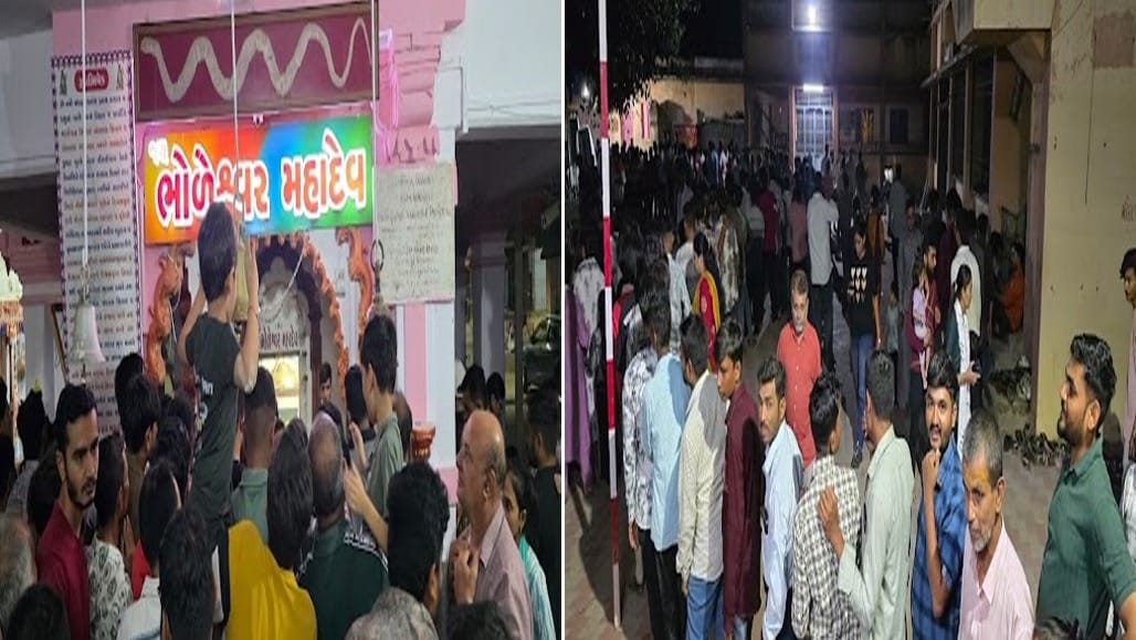 શ્રાવણ માસના બીજા સોમવારે ભોળેશ્વર મહાદેવ દર્શને હજારો પદયાત્રીઓ