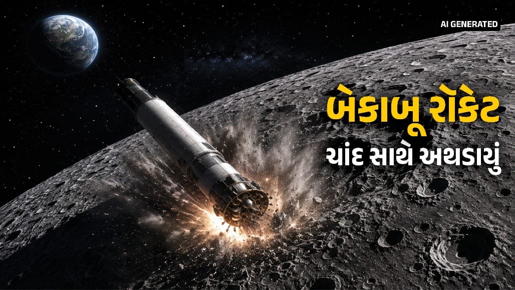 સ્પેસએક્સનું 4000 કિલોનું રોકેટ ચંદ્ર સાથે ટકરાયું!