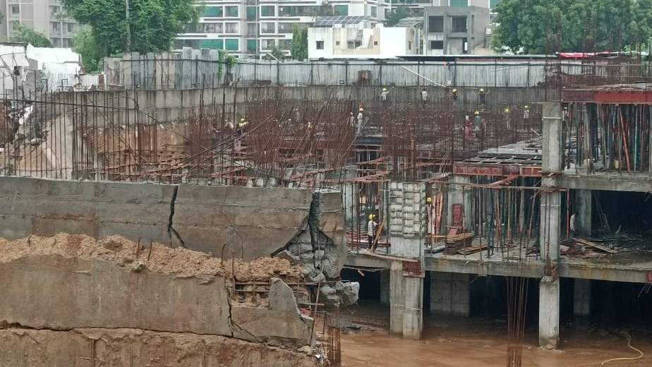 Wall Collapse Shock in Ahmedabad: Top Builders Defy Bans, Continue Construction Amid Monsoon Risks