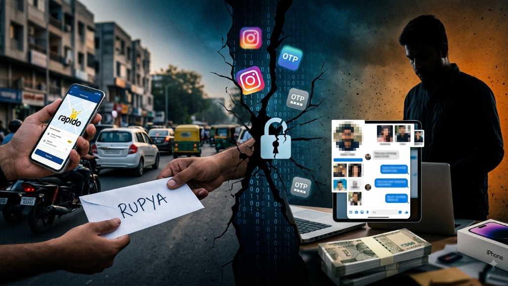 અમદાવાદ: 77 રૂપિયાના ભાડાની તકરારમાં રેપિડો રાઇડરે યુવતીનું ફેક ઇન્સ્ટા આઇડી બનાવ્યું, મોર્ફ ફોટા વાઈરલ કરવાની આપી ધમકી