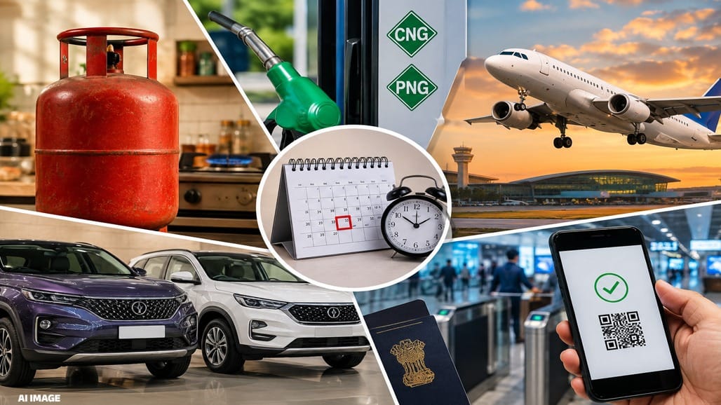 1 સપ્ટેમ્બરથી LPG, CNG, ATF, કારના ભાવ અને Airport પર મોટા ફેરફાર