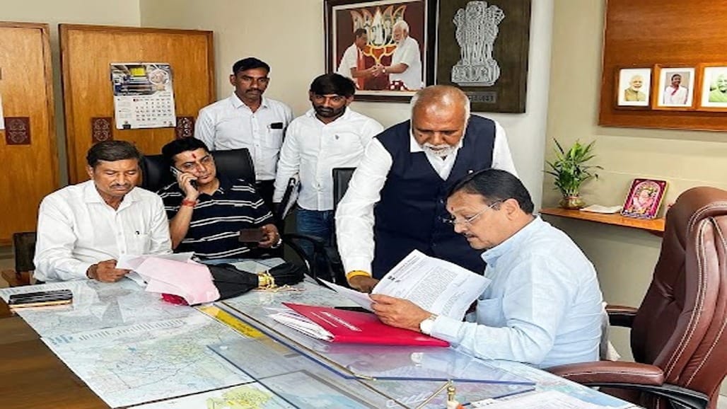 કાલાવડ, જોડીયા, મોરબીના ખેડૂતોના સિંચાઈ પ્રશ્ને જળસંપત્તિ મંત્રી સમક્ષ ધારાસભ્યની રજૂઆત