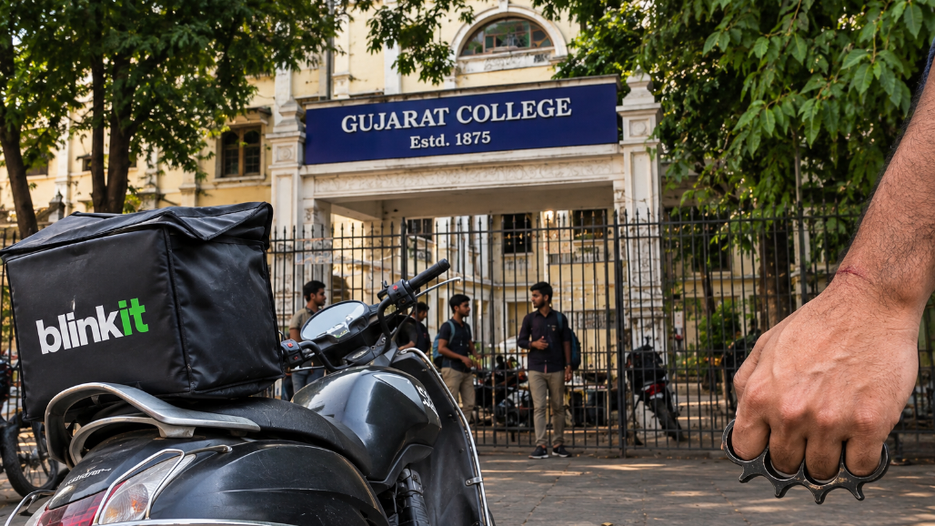 Parking Dispute Near Gujarat College Turns Violent, Delivery Worker Attacked With Iron Knuckle