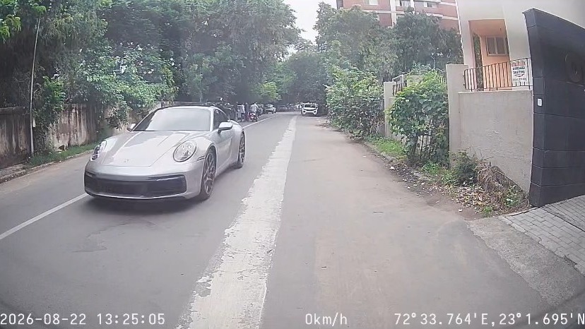 Porsche Driver Booked After Reckless Driving Video Goes Viral On Instagram In Ahmedabad