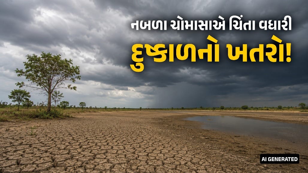 ચોમાસામાં વરસાદની ઘટ: દેશભરમાં દુષ્કાળનું જોખમ વધ્યું, ચિંતાજનક અહેવાલો!