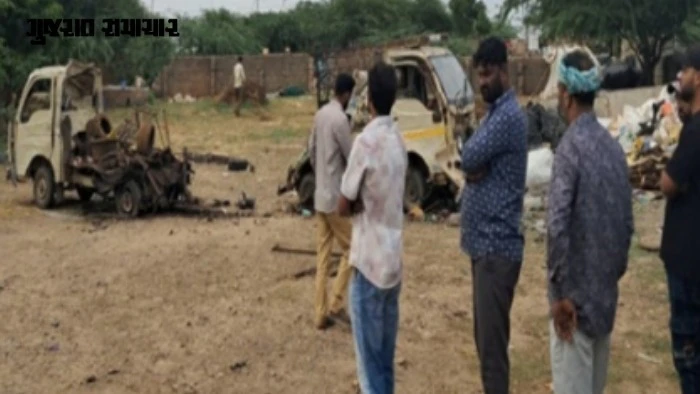 Four Killed as Fuel Tank Explodes Inside Tempo Near Kotda Jadodar in Kutch