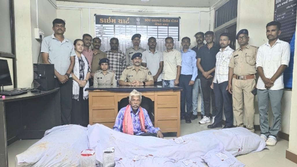 નર્મદા જંગલ વિસ્તારમાંથી 18.75 લાખનો ગાંજો ઝડપાયો, 70 વર્ષીય વૃદ્ધ સામે NDPS હેઠળ ગુનો