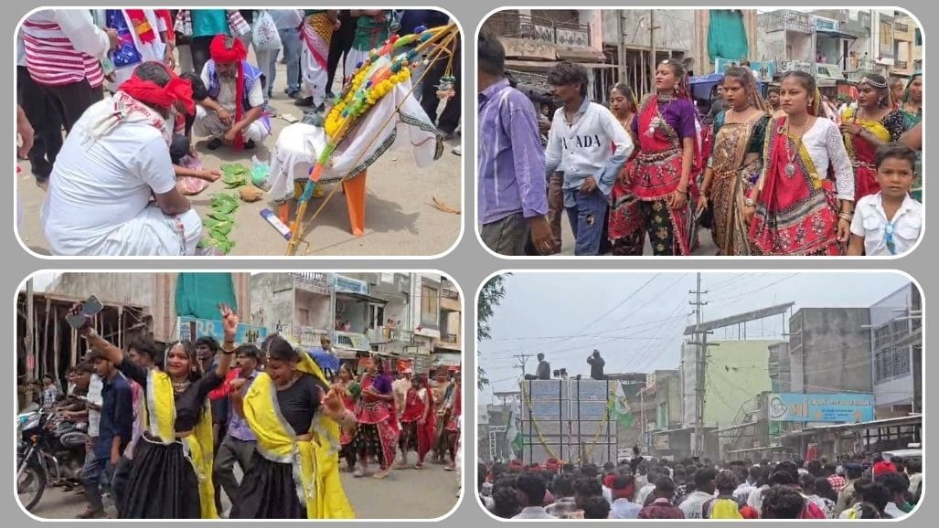 છોટાઉદેપુરના નસવાડીમાં વિશ્વ આદિવાસી દિવસની ભવ્ય ઉજવણી