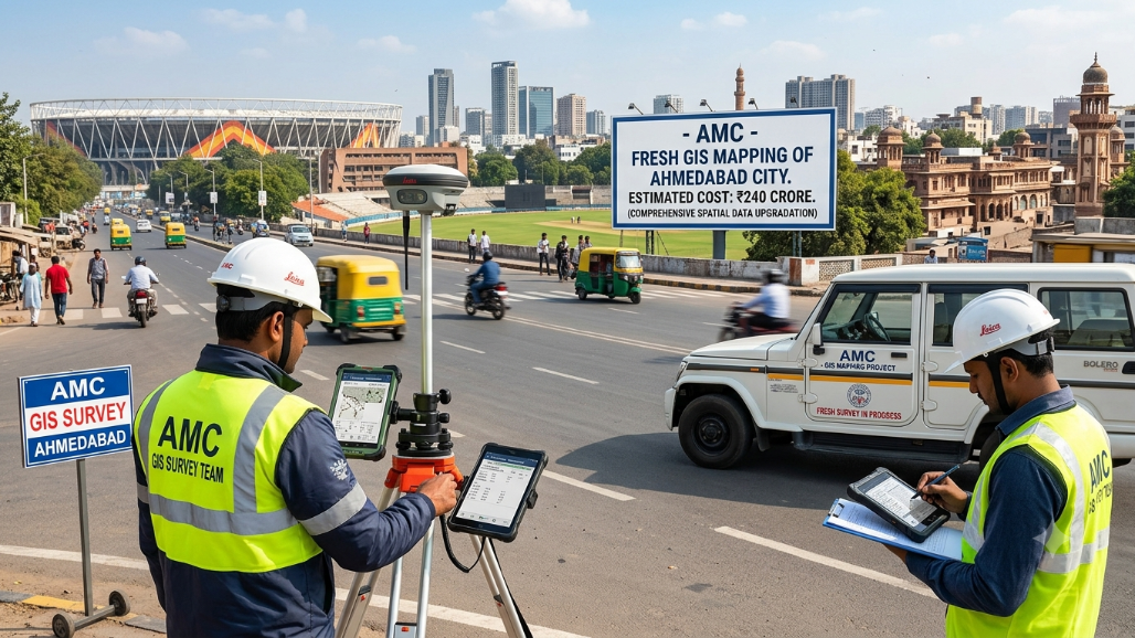 AMC to Spend ₹240 Crore on Fresh GIS Mapping of Ahmedabad Despite Earlier Survey