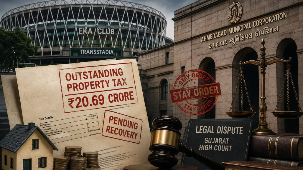 ₹20.69 Crore Property Tax Pending on TransStadia/EKA Club, Recovery Stalled Over Court Case