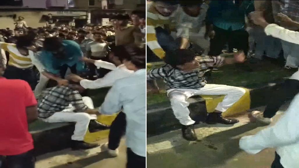વડોદરામાં દશામા આગમન યાત્રામાં મારામારી