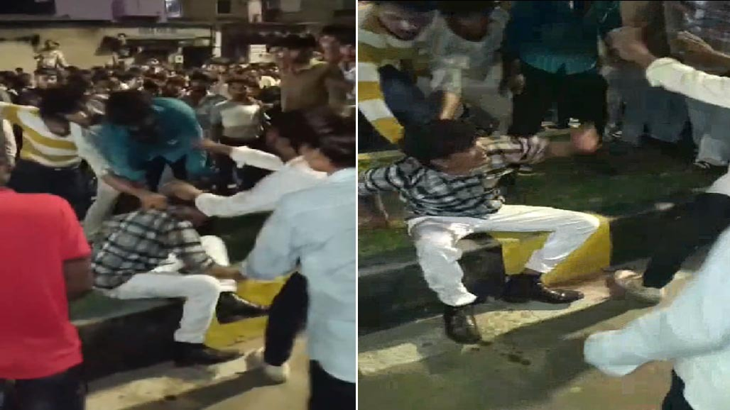વડોદરામાં દશામા આગમન યાત્રામાં મારામારી : ધમાલનો વીડિયો વાયરલ