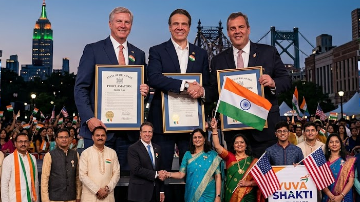 Delaware Joins US States like New York and New Jersey to Proclaim August 15 as India Day