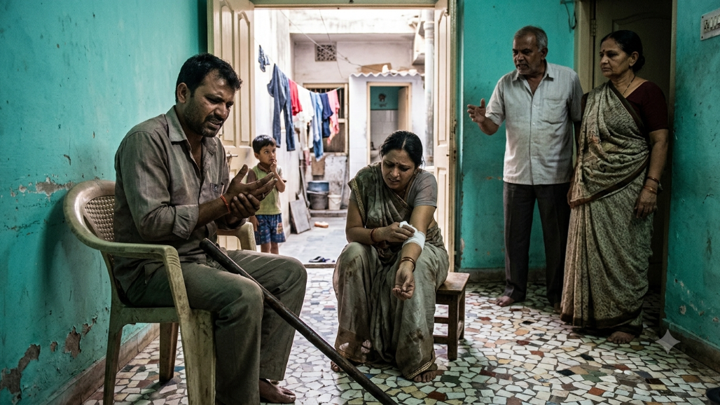Washroom Row Escalates into Violence: Ahmedabad Couple Assaulted by Elderly Parents