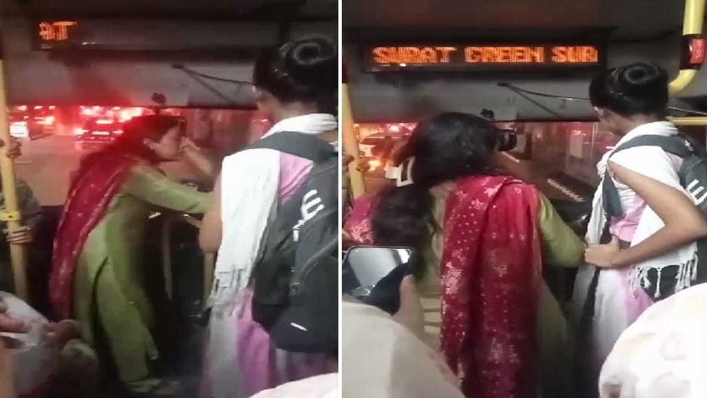 સુરતમાં BRTS બસ ડ્રાઇવરની દાદાગીરી