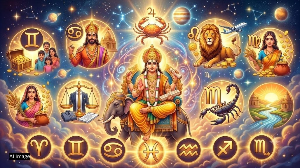 31 ઓક્ટોબર સુધી કર્ક-કન્યા આ 6 રાશિના જાતકો પર થશે અઢળક ધનવર્ષા! વિપરીત રાજયોગની અસર