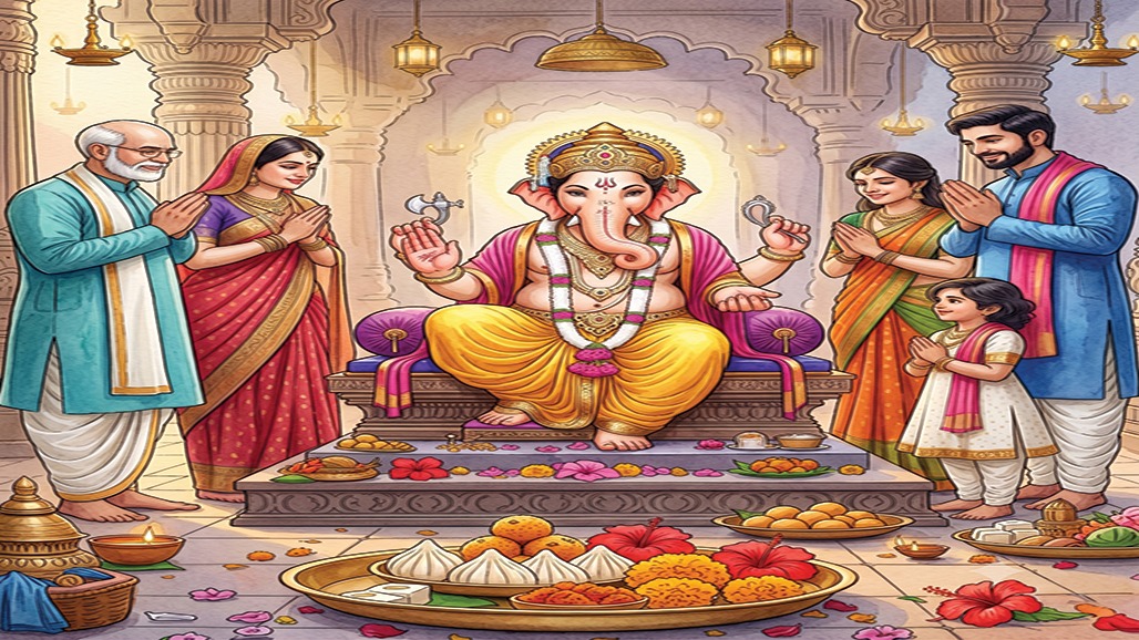 આરાધ્યદેવ ગણપતિની પૂજા-વંદના